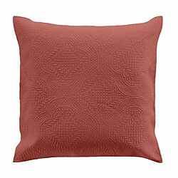 Paris Prix Housse de Coussin Romane 60x60cm Terracotta