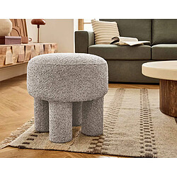 Avis Lisa Design Minna - pouf - en tissu bouclette