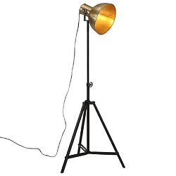 vidaXL Lampadaire 25 W laiton antique 61x61x90/150 cm E27