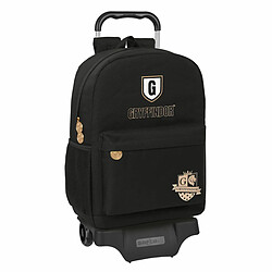 Cartable à roulettes Harry Potter Bravery Noir 30 x 43 x 14 cm