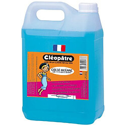 Cleopatre OAD5L Colle synthétique transparente/Colle bleue Océane/Bidon de 5 litres