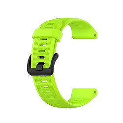 Avis Bracelet en silicone vert pour votre Garmin Forerunner 945/Fenix 5 Plus/Approach S60