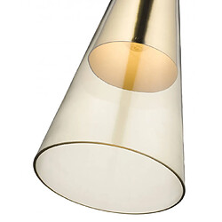 Luminaire Center Suspension Champagne Doré CANTERBURY 1 Lumières