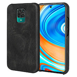 Coque en TPU + PU anti-rayures noir pour votre Xiaomi Redmi 9 Pro/Redmi 9 Pro Max/Redmi Note 9S