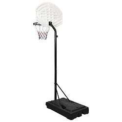 Avis vidaXL Support de basket-ball Blanc 237-307 cm Polyéthylène