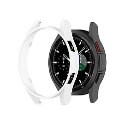 Coque en TPU semi-évidé, anti-rayures blanc pour votre Samsung Galaxy Watch4 Classic 46mm