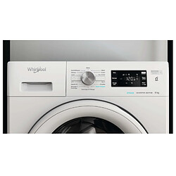 Lave-linge hublot 8kg 1400 tours/min - FFBS8469WVFR - WHIRLPOOL pas cher