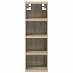 Avis vidaXL Armoire suspendue chêne sonoma 20x29,5x60 cm bois d'ingénierie