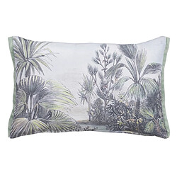 BigBuy Home Coussin Palmiers 100 % coton 45 x 30 cm