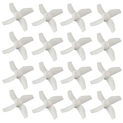 Hélice Cw / Ccw à 4 Pales Pour H36 E010 Mini Rc Rotor Quadcopter Accessoires Blanc