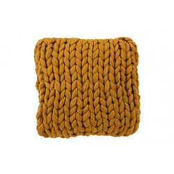 Dansmamaison Coussin Tricote Acrylique Ocre