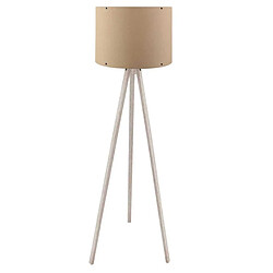 Hanah Home Lampadaire trépied Cap blanc, beige.