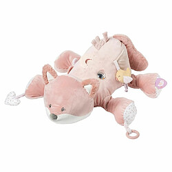 Peluche d'activité 40cm Lapin pomme rose poudré - Nattou