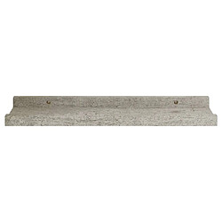 Maison Chic Lot de 2 Étagères murales,Étagère Rangement flottate Gris béton 40x9x3 cm -MN89679 pas cher