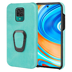 Coque en TPU + PU avec béquille Matcha vert pour votre Xiaomi Redmi Note 9 Pro/Redmi Note 9 Pro Max/Redmi Note 9S