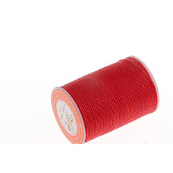 Avis Fil de cire rond de polyester de 0.8mm cousant la couture rouge d'artisanat de bricolage