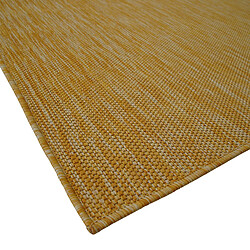 Avis Thedecofactory TERRAIN UNI - Tapis intérieur-extérieur aspect jute jaune 195x275