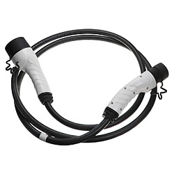 vhbw Câble de recharge type 2 vers type 2 compatible avec Alfa Romeo Tonale voiture électrique - 3 phases, 32 A, 22 kW, 3 m