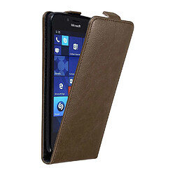 Cadorabo Coque Nokia Lumia 950 Etui en Marron