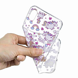 Wewoo Coque Fashion Etui de protection en TPU peint pour iPhone XS Max motif Cheval de Bobi pas cher