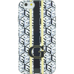 Guess Maroquinerie Coque semi-rigide Guess imprimé cubique noir et blanc pour iPhone 6 et iPhone 6S