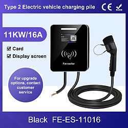 Chargeur EV Voiture Électronique 11KW avec Écran Digital et Bluetooth FERRASTAR-Noir