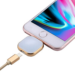 Wewoo Clé USB or pour iPhone X / 8 et 8 Plus / 7 7 Plus / 6 6 Plus 6 Plus iPad Lightning 8 broches 128 Go Lecteur de Disque Flash Multi-fonctionnel avec USB / Micro USB vers Micro Câble USB, pas cher