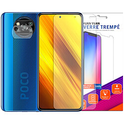 Verre trempé pour Xiaomi Poco X3 NFC + Verre Trempé Camera Arrière Protecteur - 9H Film Protection en Verre Trempé - Visiodirect -