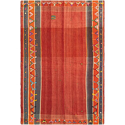 Vidal Tapis de laine 220x148 rouge Jajim