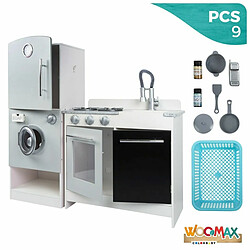 Cuisinière jouet Play & Learn Modern 95 x 95 x 30 cm pas cher