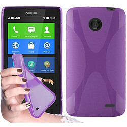 Cadorabo Coque Nokia X Etui en Mauve