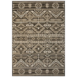 vidaXL Tapis d'extérieur/intérieur Aspect sisal 160x230 cm Géométrique