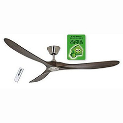 Casafan Ventilateur Eco Genuino 152cm Chromé Noyer