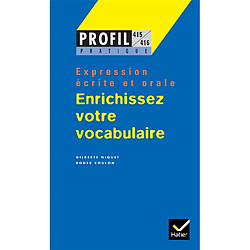 Enrichissez votre vocabulaire