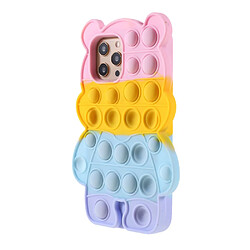 Coque en silicone Décompression Antichoc Ours/Style 1 pour votre Apple iPhone 12/12 Pro