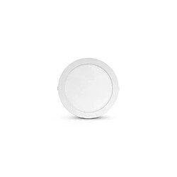 Plafonnier LED AC220/240V 24W 2100lm 120° IP40 IK06 Ø300mm - Blanc Chaud 3000K perçage Ø272mm