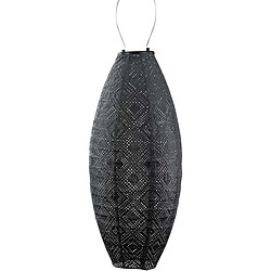 Lumiz Lanterne solaire Long Oval 20 cm Mosaic - Gris foncé.