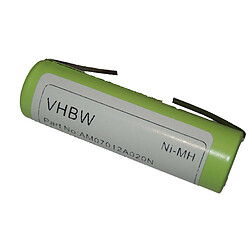 vhbw Batterie Ni-MH 2000mAh (1.2V) pour rasoir Remington, Ermila, Wahl, Panasonic, Moser, Braun Silk Epil, Onys Aesculap, etc. comme Remington 1.2V.