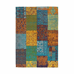 Paris Prix Tapis Tissé Vintage Patchwork Symphony Multicolore 80 x 150 cm