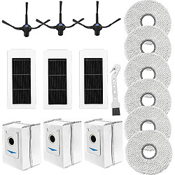 INF Kit d'accessoires pour aspirateur robot Ecovacs Deebot X5 Omni, X5 Pro