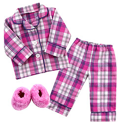 Teamson Kids Sophia's - Pijama Rose Pantoufles Ensemble