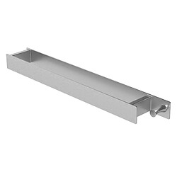 ML-Design Porte-serviettes sans percer 42 cm argent à coller salle de bain étagère murale