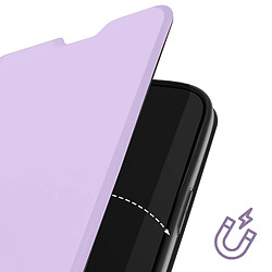 Avis Avizar Étui pour iPhone 16 Soft touch Porte-carte Support Vidéo Violet Clair