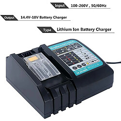 Universal 3A DC18RC Remplacement LI-ion Charger pour Makita 14.4V ~ 18V BL1830 BL1840 BL1850 BL1815 BL1430 LXT400 EU Charger rapide