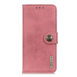 Wewoo Housse Coque Pour Galaxy A71 Texture en peau de vache cuir à rabat horizontal avec support et fentes cartes et portefeuille rose