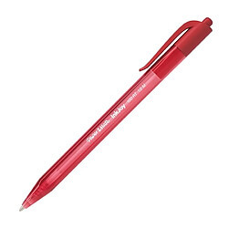 Paper Mate Stylo bille Papermate Inkjoy 100 rétractable 0,7 mm rouge - écriture moyenne - Lot de 20