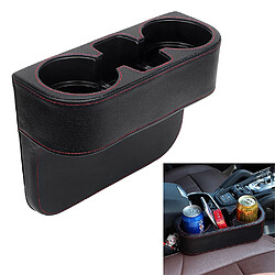 Universal Boîte de rangement en cuir portable portable stand voiture boisson étagère alimentation finition siège auto porte-gobelet |