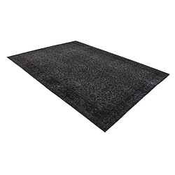 Avis Vidal Tapis de laine 269x178 noir Ultra Vintage