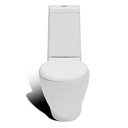 Avis vidaXL Ensemble de toilette et bidet sur pied blanc céramique