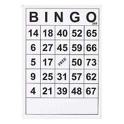 Acheter Cartes BINGO 1 Sur 120 Feuilles Simples Cartes Jetables 120 Cartes Sans Répétition